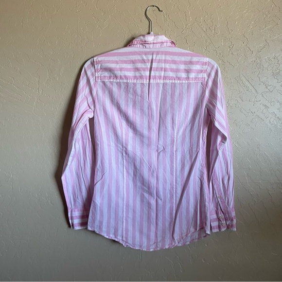 J. Crew Garçon cotton poplin shirt‎ in pink stripe - Picture 3 of 7